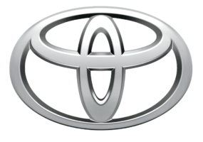 Silver Toyota logo on a transparent background used for Car Loan Calculator